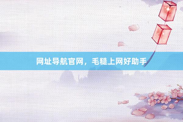 网址导航官网，毛糙上网好助手